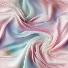 Obraz premium waves of silk fabric, seamless pattern 