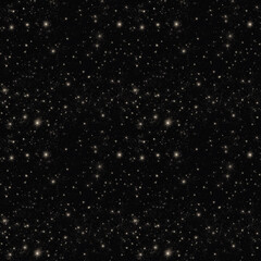 Seamless starfield pattern, stars, night sky endless pattern