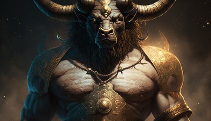 Concept Art Illustration Minotaur From