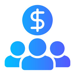 consumer gradient icon