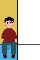 smile boy, sad boy, happy boy, kids emotion, kids expression