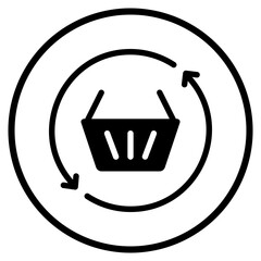 Consumption glyph icon