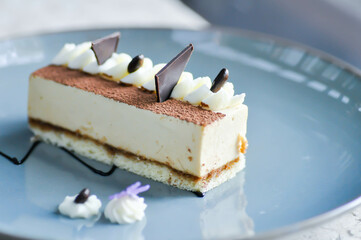 cake or tiramisu cake , coffee cake