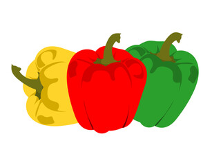 Capsicum or bell pepper