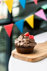dog birthday cup cake, dog treats