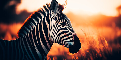 Obraz premium Close-up portrait of a giraffe