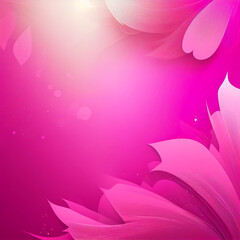 Fototapeta na wymiar pink background with flowers-generated using AI
