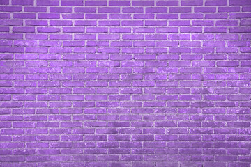 Texture of dark violet brick wall as background