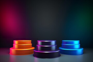 Colorful Podium: Vibrant Background for Presentations and Speeches, colored podium, background, presentations, speeches, public speaking, communication, platform,