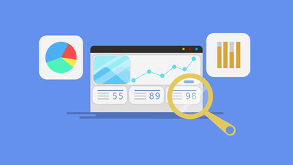 Marketing. Business development concept. Modern ways of advertising and customer search. SEO.