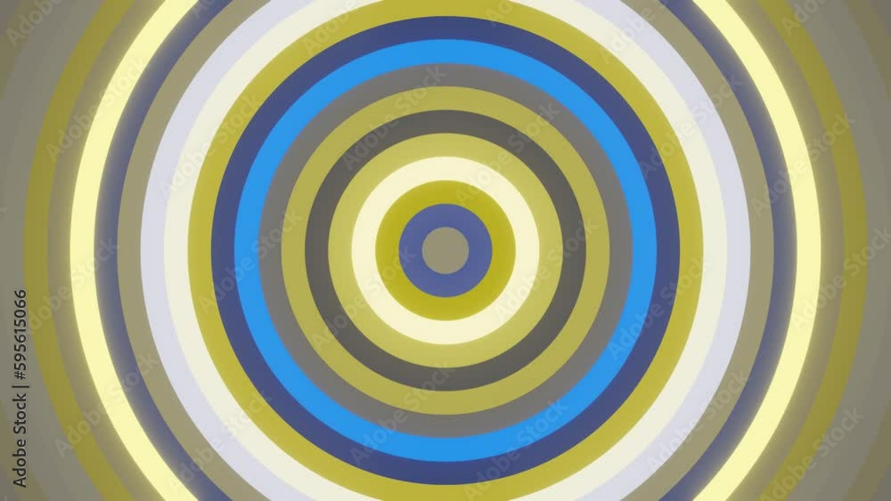 Poster animation of abstract circular light and glowing shapes background. round circle pattern design. geo