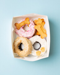 dog birthday cake, dog treats, dog donuts 