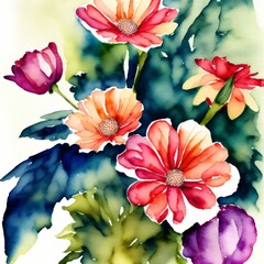 watercolor floral