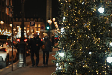 Paris during Christmas time