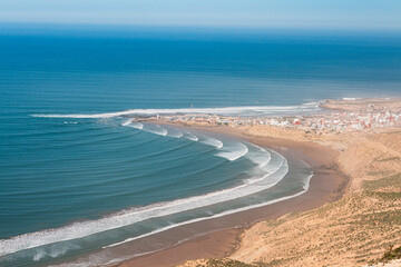 Imsouane point break, surfer's paradise, Morocco, Africa