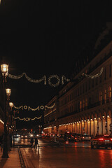 Fototapeta na wymiar Paris during Christmas time