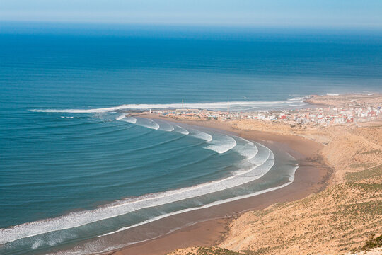 Imsouane point break, surfer's paradise, Morocco, Africa