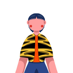 Naklejka premium smile boy, sad boy, happy boy, kids emotion, kids expression