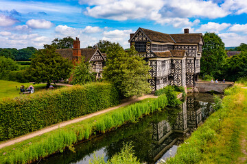 Little Moreton Hall (Old Moreton Hall) in Cheshire, England