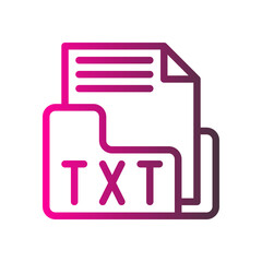 txt gradient icon