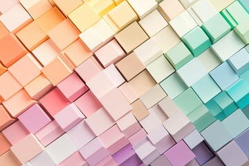 Pastel shade, colorful abstract background (Ai generated)