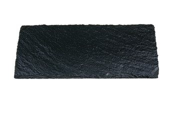 Rectangular slate board isolated on a white background