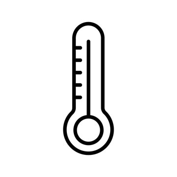Sauna termometer outline vector icon isolated on white background. Sauna termometer line icon for web, mobile and ui design.