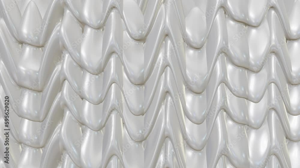Poster animation of abstract geometric background with liquid wave style. motion of curvy lines pattern.