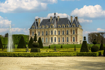 View on the park of Sceaux in France