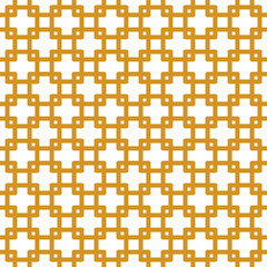Fototapeta na wymiar Golden seamless pattern with squares