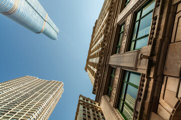 Obraz premium Downtown Chicago Skyscraper Skyline