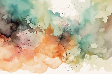 watercolor hand painted background