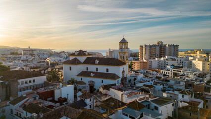 Fototapeta premium iglesia de la Encarnación en centro de la ciudad de Marbella, Andalucía