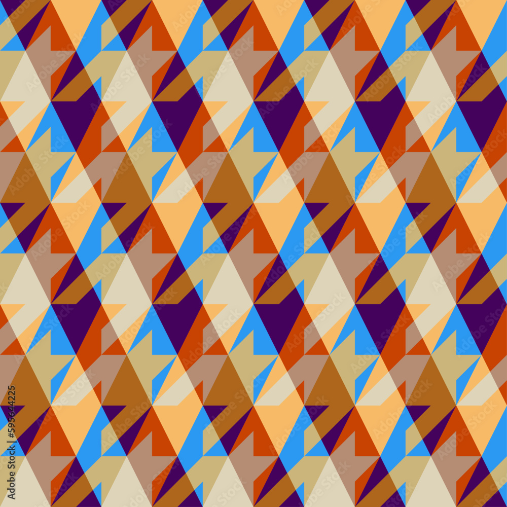 Poster Argyle seamless vector pattern background. Pattern of a rhombuses.