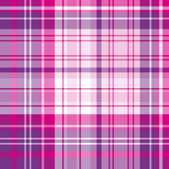 Seamless pattern in unusual bright violet and pink colors for plaid, fabric, textile, clothes, tablecloth and other things. Vector image.