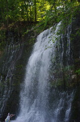 Obraz premium when i grow up im going to be like you appears to be what the little waterfall is saying to the big waterfall.