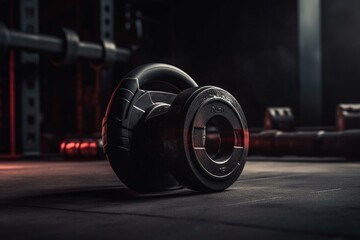 Obraz na płótnie Canvas Equipment for strength training. Generative AI