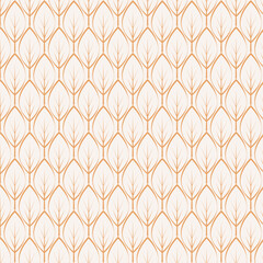 Fototapeta premium Set of geometric seamless patterns. Abstract geometric hexagon graphic design print cubes pattern. Seamless geometric cubes pattern.