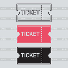 Ticket SVG, Ticket Clipart, Ticket Silhouette, Train Ticket SVG, cut file for Clipart & silhouette, Movie Ticket SVG