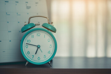 An alarm clock with calendar
