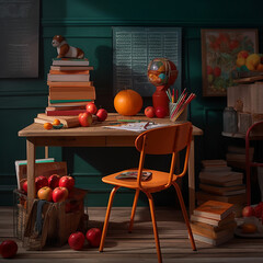 Back to school background concept