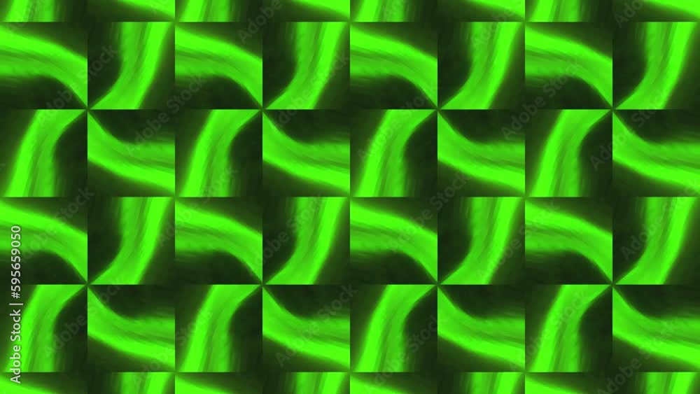 Poster flashing bright pattern with shapes. motion. psychedelic bright pattern flashes with geometric shape