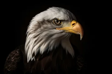Foto op Canvas Bald eagle, Haliaeetus leucocephalus. The official national symbol of the United States. AI generated, human enhanced © top images
