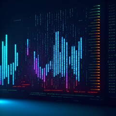 digital background graphic neon