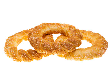 turkish bagel isolated