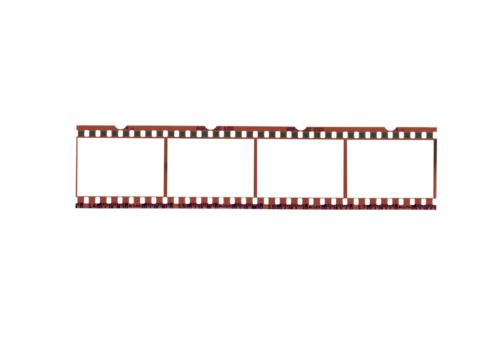 35mm film frame border strip analog png