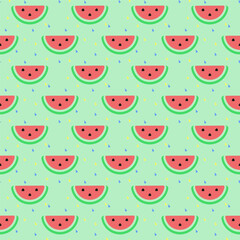 Watermelon pattern background
