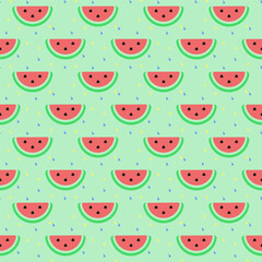 Watermelon pattern background