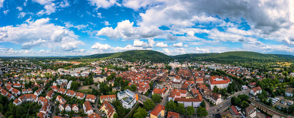 Old city of Ettlingen in Germany with Alb river. View of a central district of Ettlingen, Germany, with Alb river. Ettlingen, Baden Wurttemberg, Germany.