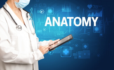 young doctor writing down notes